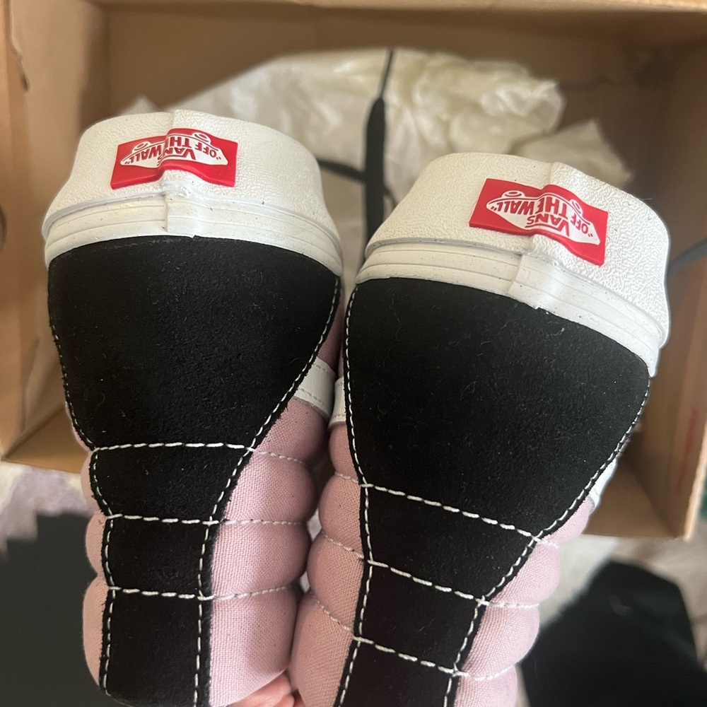 VANS Sk8 HI FLAME HI TOPS Never worn women’s 9 men’s 7.5 high tops with flame - Picture 5 of 5